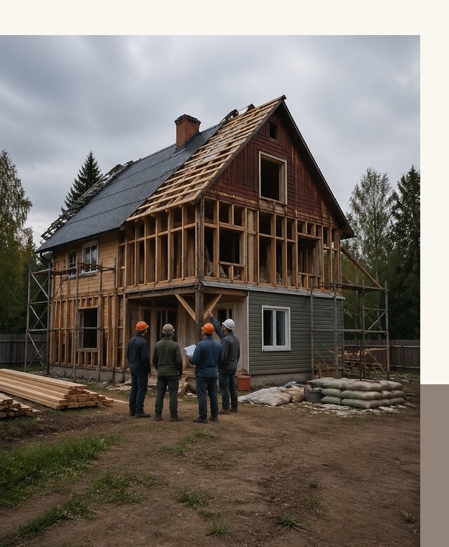 Реконструкция дачного дома в Карабулаке под ключ с проектом
