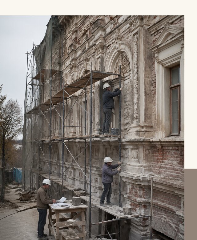 Реставрация объектов культурного наследия под ключ в Карабулаке